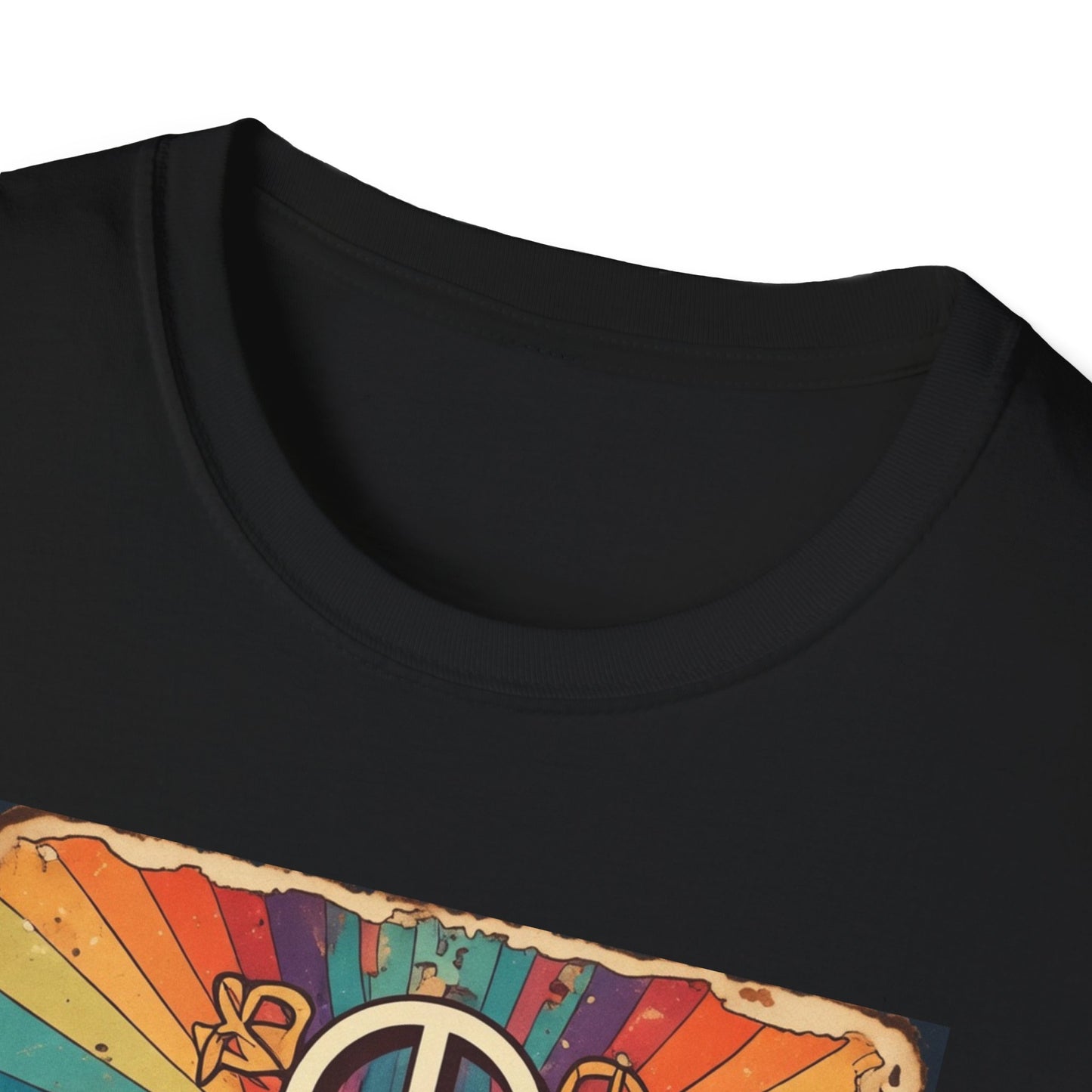 Choose Peace Over War T-Shirt | Retro Hippie Peace Sign Design