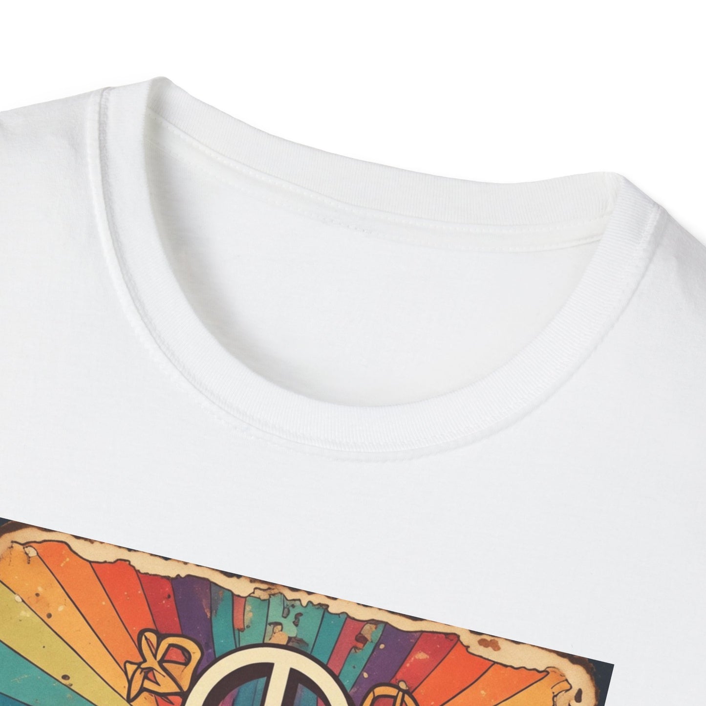 Choose Peace Over War T-Shirt | Retro Hippie Peace Sign Design