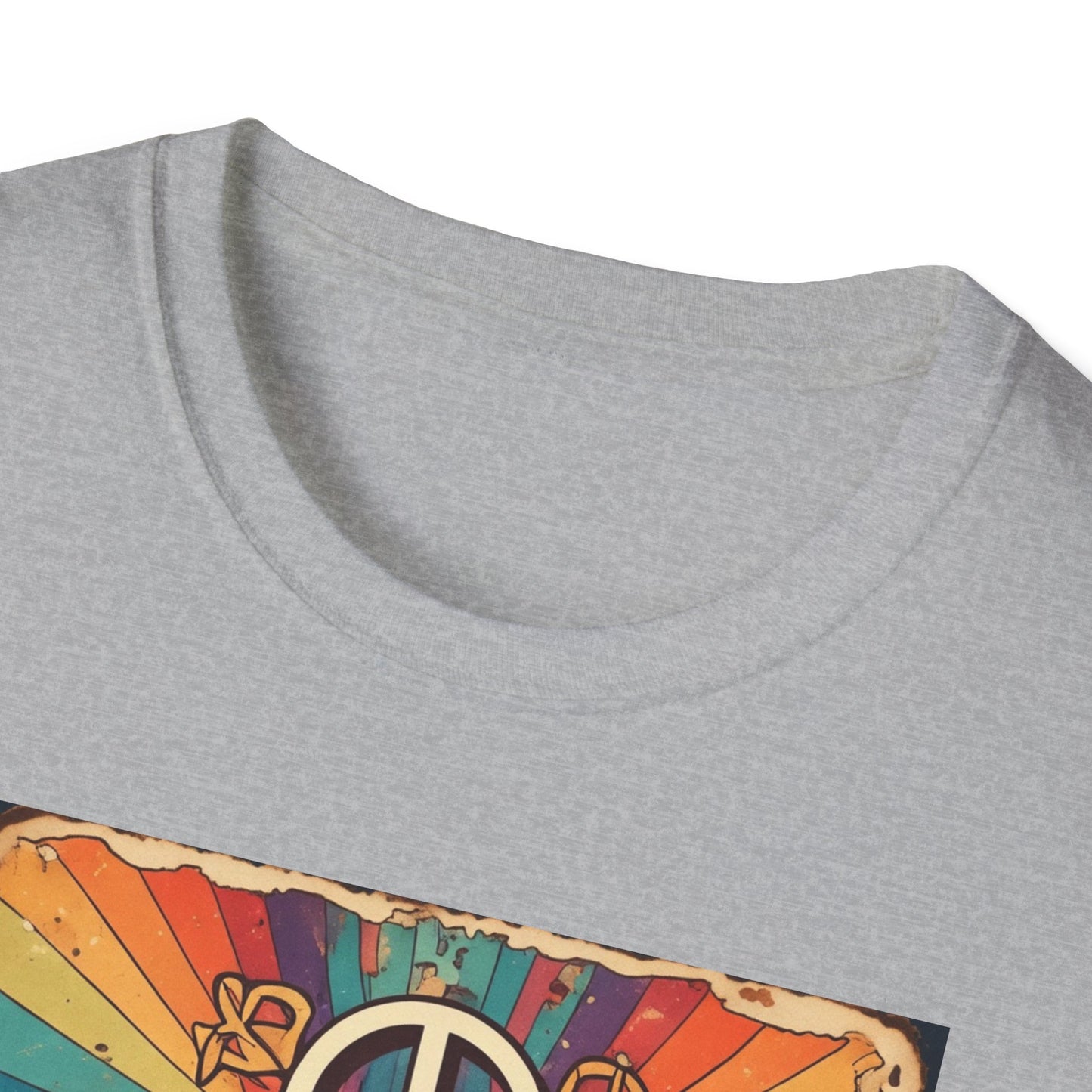 Choose Peace Over War T-Shirt | Retro Hippie Peace Sign Design