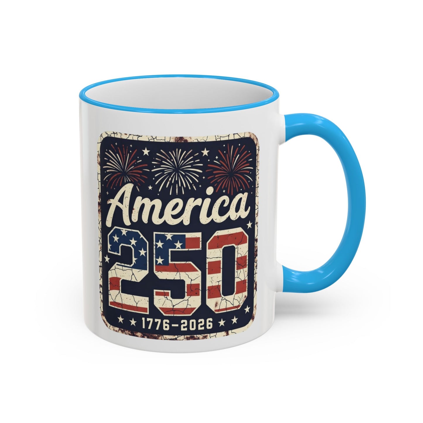 America 250 Anniversary Coffee Mug – Patriotic Mug (11oz, 15oz)