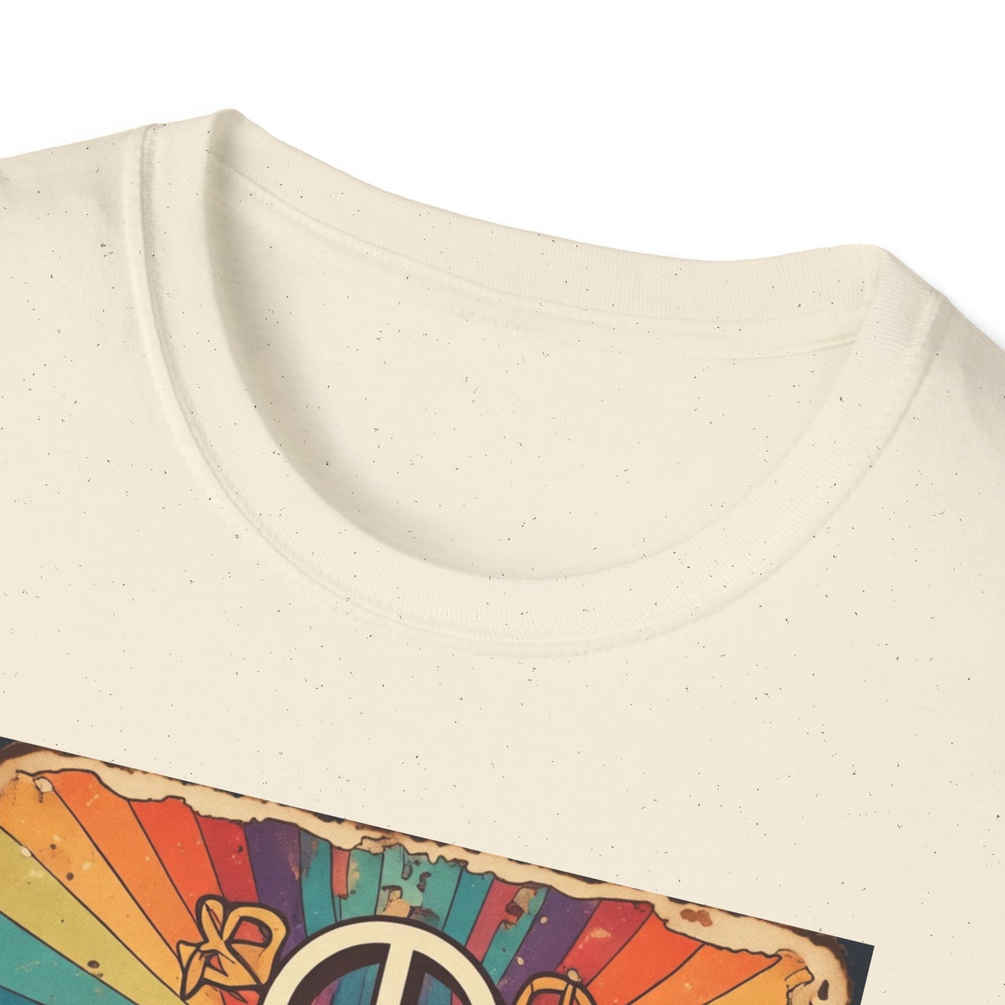 Choose Peace Over War T-Shirt | Retro Hippie Peace Sign Design
